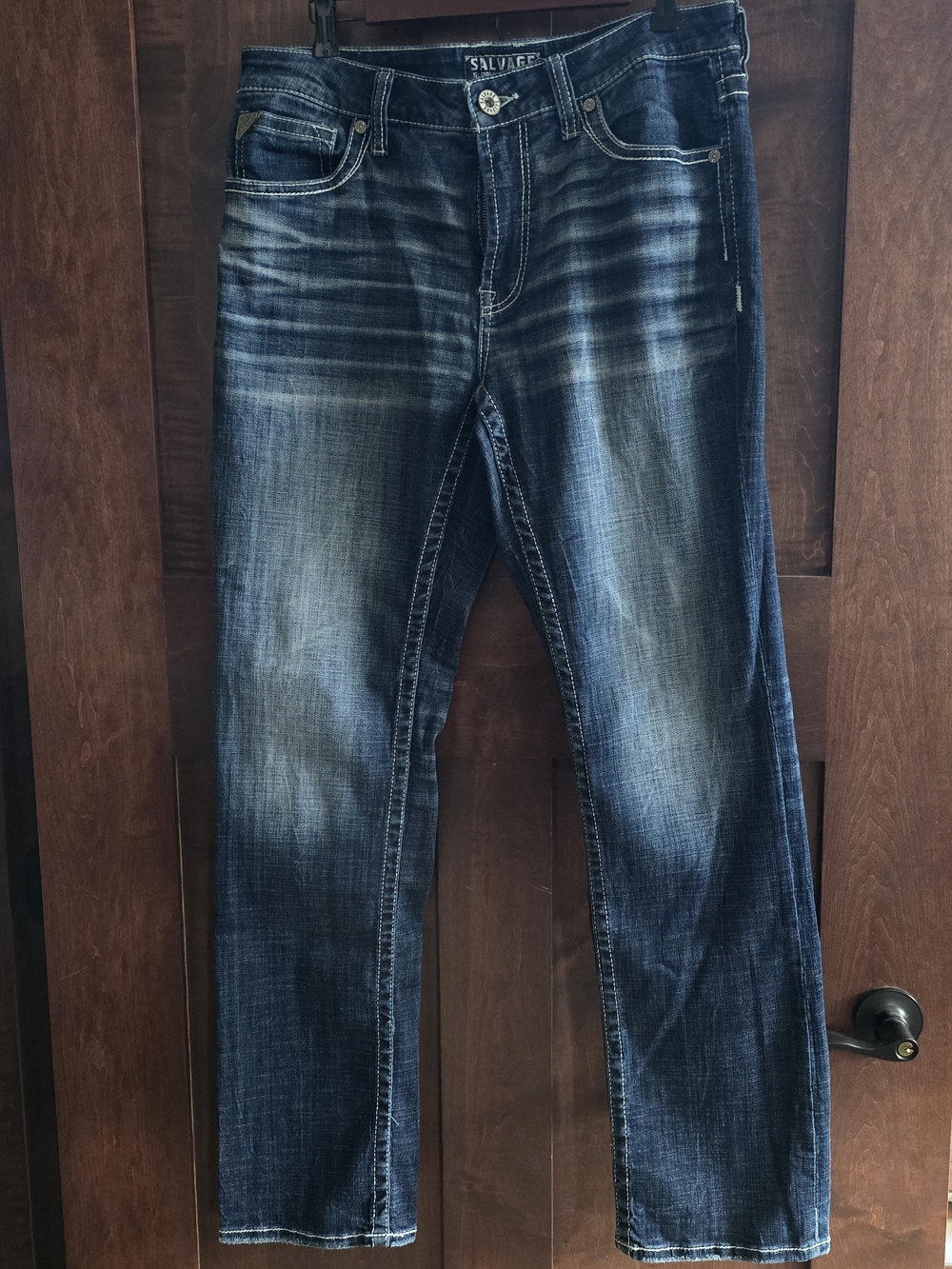 Salvage Dark Blue Washed Men’s Jeans